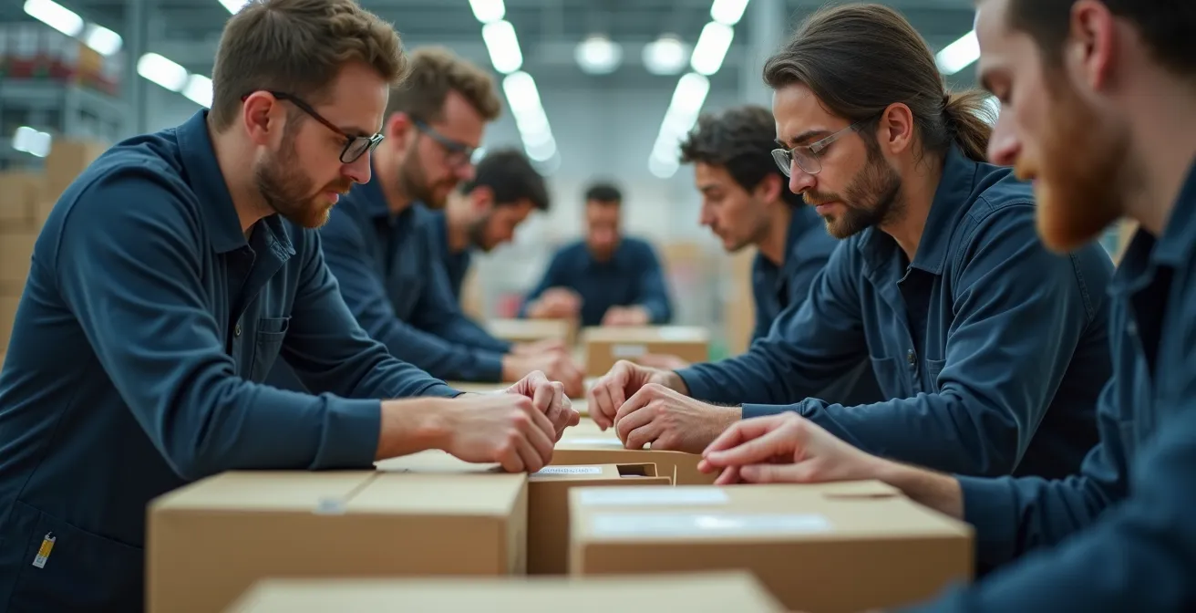 Efficiënt terugnamesysteem met centrale sorteerhub in Vlaams-Brabant